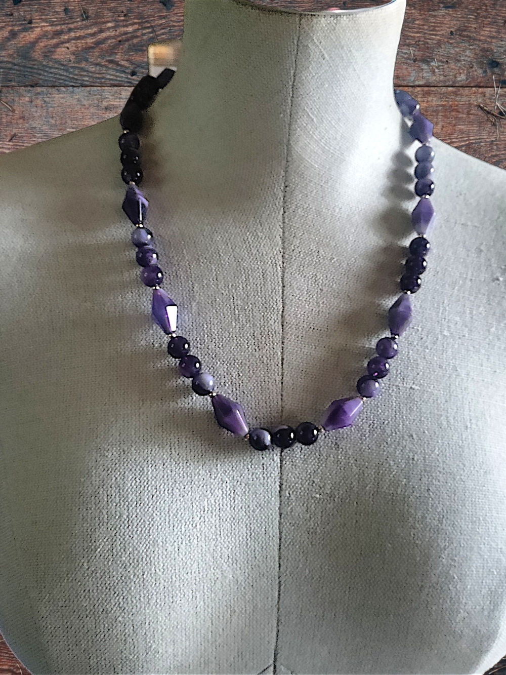 Purple Bead Necklace
